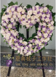 哀思心形 H010