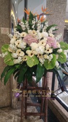 帛事花籃-A117