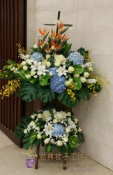 帛事雙層花籃-AB9